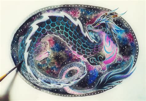 Space dragon by red-fox-child on DeviantArt