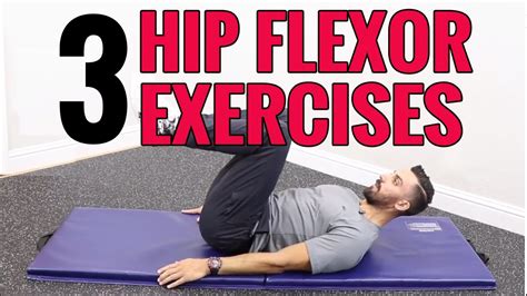 3 HIP FLEXOR Exercises to Improve HIP RANGE OF MOTION - YouTube