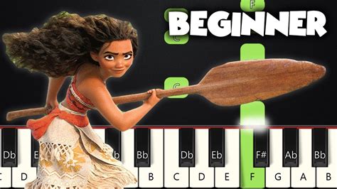 How Far I'll Go - Moana | BEGINNER PIANO TUTORIAL + SHEET MUSIC by Betacustic Chords - Chordify