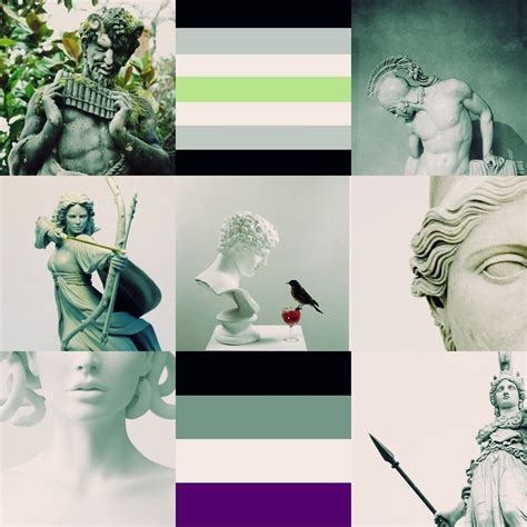 Just be yourself — aspecmoodboards: Agender & Asexual Greek gods...