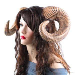 Ram Horns from Doctored Locks! Only $19.95! Horns Costume, Cosplay Horns, Cosplay Wigs, Deer ...