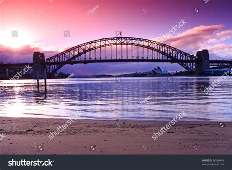 Sydney Harbour Bridge At Sunrise. Stock Photo 38560804 : Shutterstock