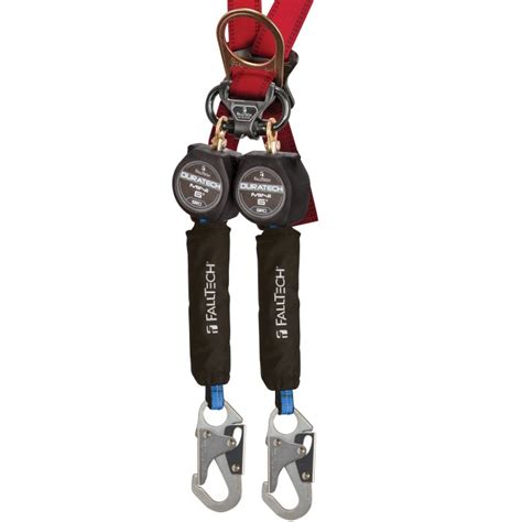 Falltech DuraTech Mini Twin Leg 6' Self-Retracting Lanyard