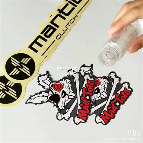 Custom Die Cut Waterproof Skateboard Sticker Label,Outdoor Pvc Sticker Printing - Buy Skateboard ...