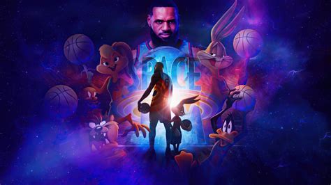 Taz Tweety Bugs Bunny Daffy Duck LeBron James Lola Bunny 4K HD Space Jam A New Legacy Wallpapers ...