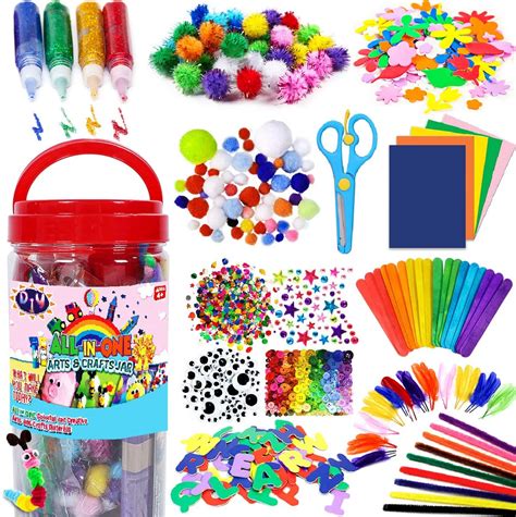 RISEBRITE Portable Art Supplies Set For Kids, 35-Piece