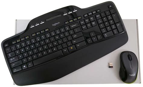 Logitech MK735 Wireless Keyboard and Mouse Combo - MK710 Keyboard and Wireless Mouse M510, Black ...