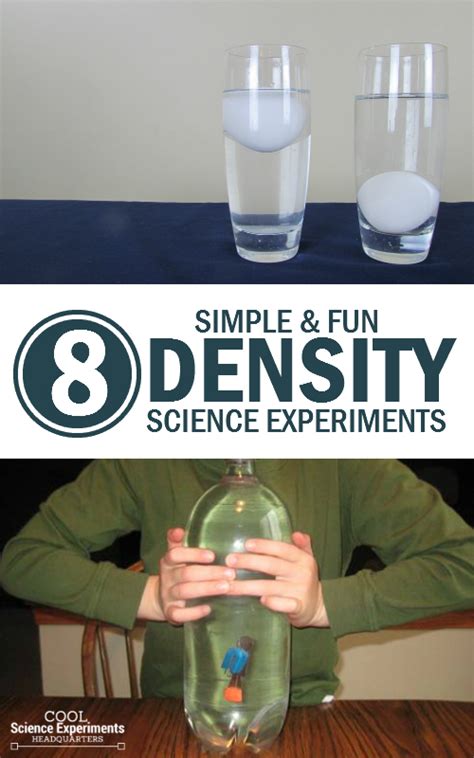 8 Simple Experiments to Learn About Density