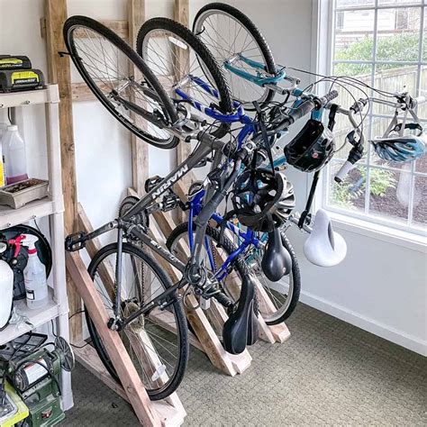 Easy DIY Bike Rack for the Wall - The Handyman's Daughter