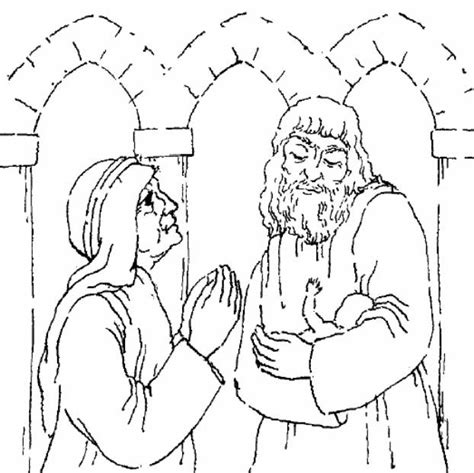 Free Simeon And Anna Coloring Page, Download Free Simeon And Anna Coloring Page png images, Free ...