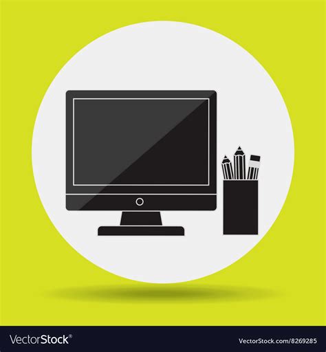 Office icon design Royalty Free Vector Image - VectorStock