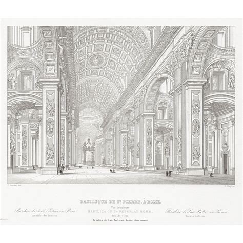 Rome, St Peter's Basilica, Interior View - BRITTON-IMAGES