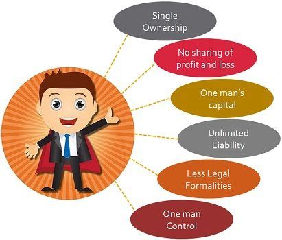 What is Sole Proprietorship? definition, characteristics, merits and demerits - Business Jargons