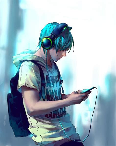 100+ Anime Boy With Headphones Wallpaper Hd - MyWeb