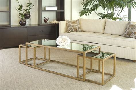 Gold Nesting Coffee Table | Coffee Table Design Ideas