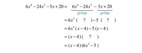 factoring by grouping examples