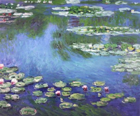 Claude Monet Water Lilies Painting