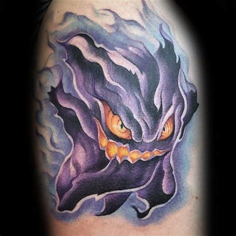 60 Gengar Tattoo Designs For Men - Pokemon Ink Ideas