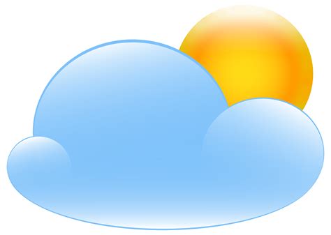 Partly cloudy clipart png 296778-Partly cloudy clip art pic