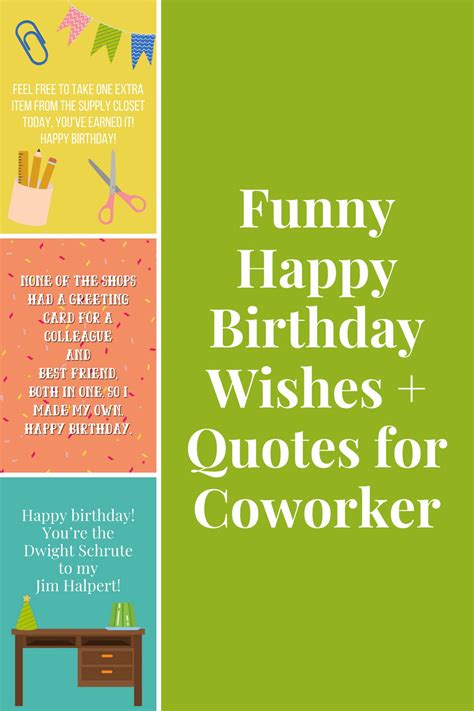 Funny Birthday Wishes for a Coworker - Gagne Parsomen