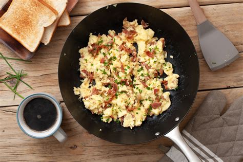 Scrambled Eggs With Bacon Recipe