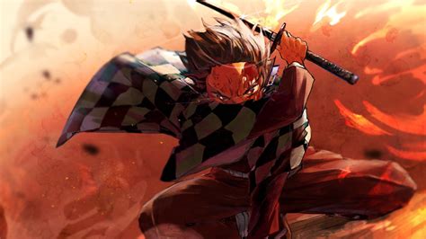 1600x900 Resolution Angry Tanjirou Kamado 1600x900 Resolution Wallpaper - Wallpapers Den