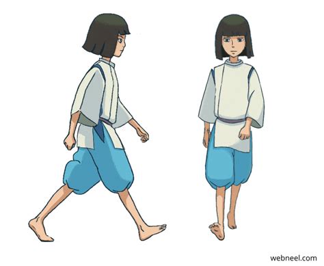 40 Human Walk Cycle Animation Gif files for Animators