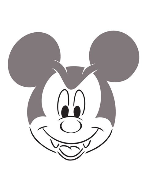 Free Printable Mickey Minnie Mouse Pumpkin carving stencils patterns | Funny Halloween Day 2020 ...