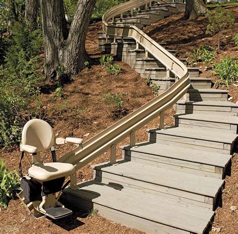 Bruno Elite Curved Outdoor Stair Lifts - All Star Mobility, LLC