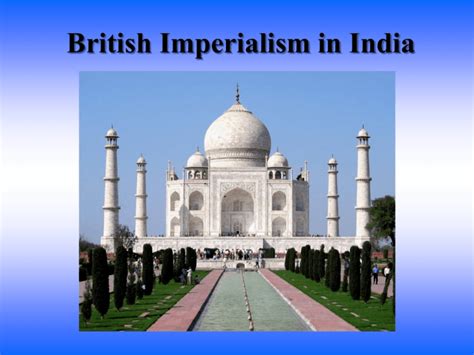 British Imperialism in India