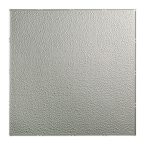 Fasade Rib - 2 ft. x 2 ft. Lay-in Ceiling Tile in Argent Silver-L65-09 - The Home Depot