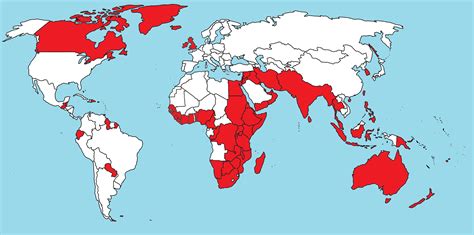 The British Empire Map - Chicago Map