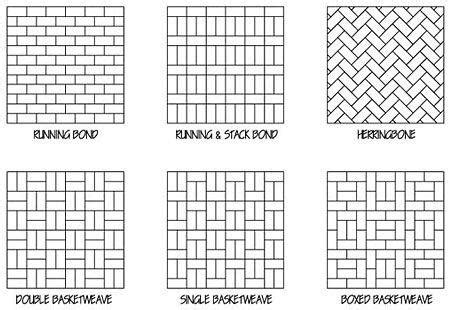 Actual guide to different brick patterns : r/coolguides