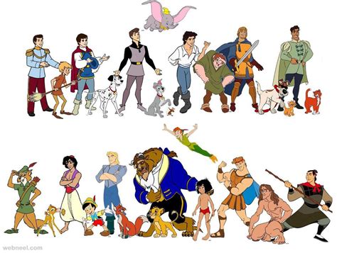 Walt Disney Cartoons Characters