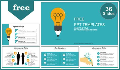 Creative Idea Bulb PowerPoint Template