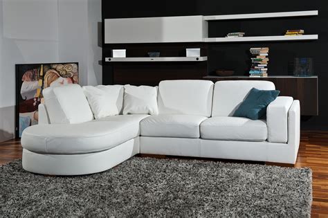 Curved Italian Leather Sectional Sofa | Cabinets Matttroy