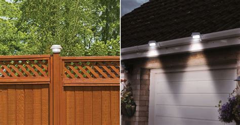 4 Pack: Solar Gutter LED Lights