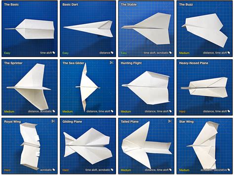 A Really Cool Database For Paper Airplanes - | Paper airplanes, Best paper plane, Make a paper ...