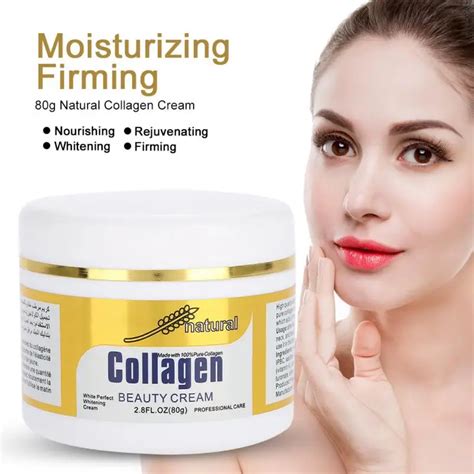 Aliexpress.com : Buy 80g Natural Collagen Cream Face Skin Care Whitening Moisturizing Firming ...