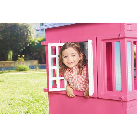 NEW Pink Playhouse Girls Cottage Indoor And Outdoor Children Play House Toy Kids | eBay