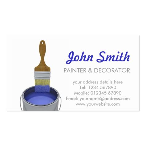 Painting contractor Business Card Templates - Page2 | BizCardStudio