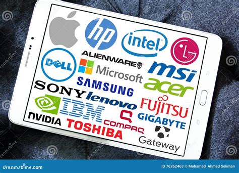 Computer (PC) Brands And Logos Editorial Image | CartoonDealer.com #76262764