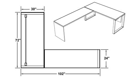 L Shaped Desk Dimensions | DeskIdeas