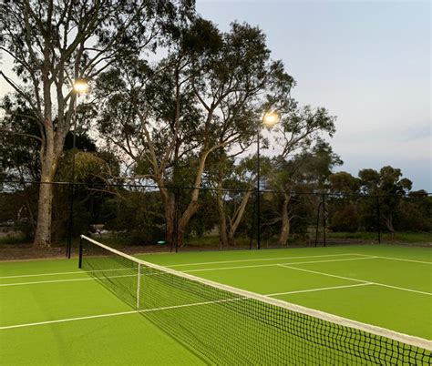 【Project】 Tennis court lighting Installation - AOK LED Light