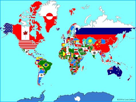 Multi-National Flag Maps