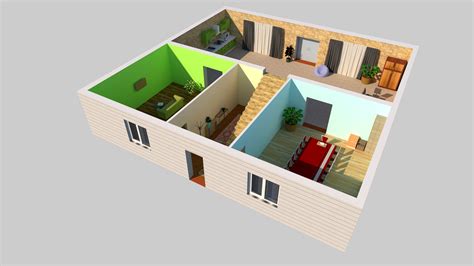 House interior Free 3D Model - .obj .max - Free3D