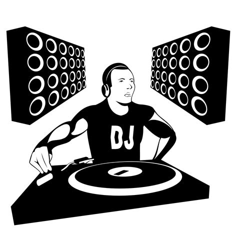 14 DJ Vector Art Images - DJ Music Vector Art, DJ Clip Art Graphic and DJ Graphics Free ...