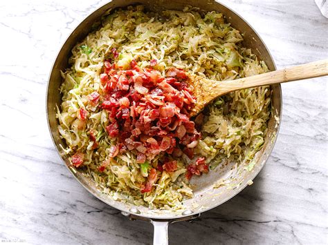 Bacon Cabbage Recipe – Pan-Fried Cabbage with Bacon — Eatwell101