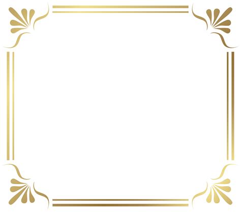 Decorative Border PNG Transparent Decorative Border.PNG Images. | PlusPNG