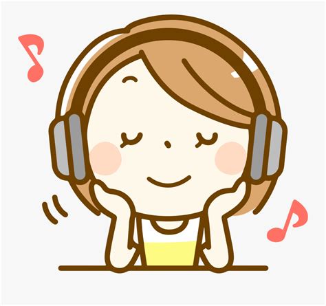 Clip Art Girl Listening To Music Clipart - Listen To Music Clipart , Free Transparent Clipart ...